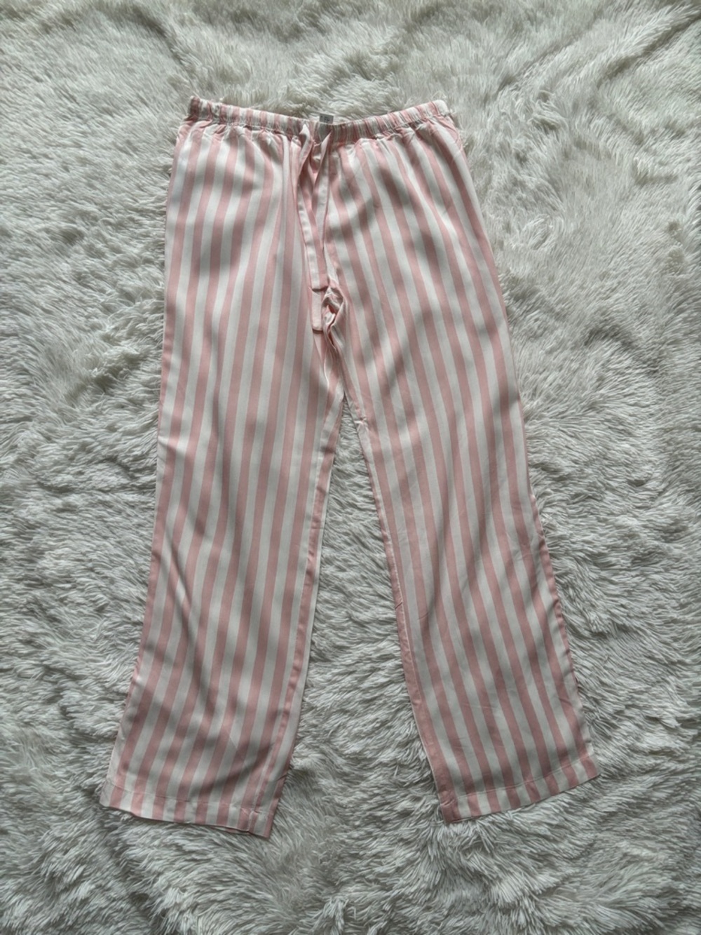 Womens Striped Pajama Pants - Pink & Blue - Picture 4 of 6